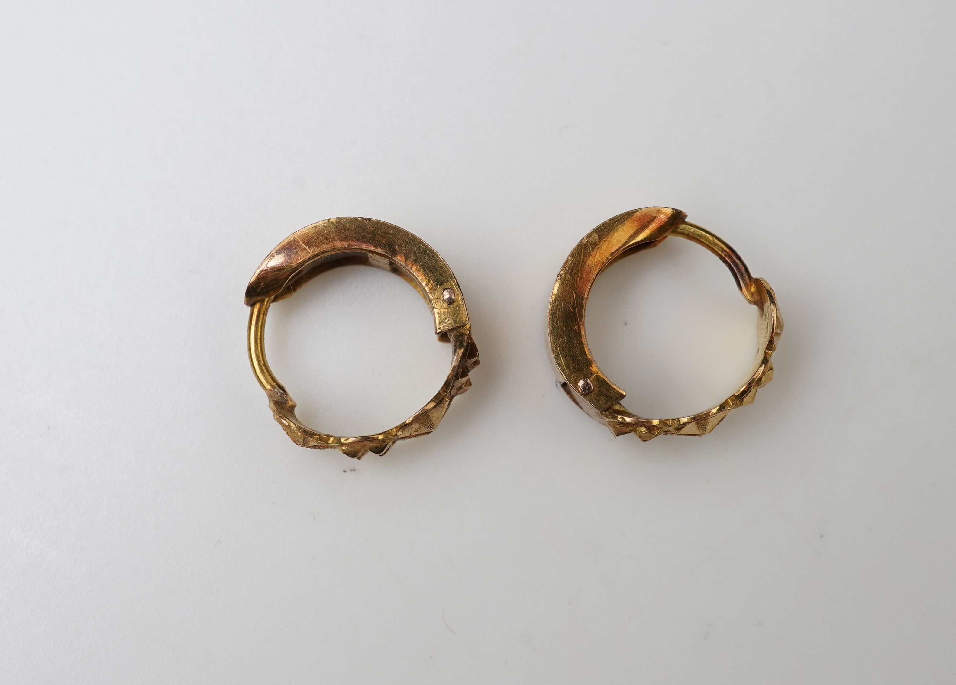 Two pendants and a pair of earrings